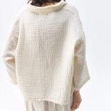 Crinkle Shirt Blouse
