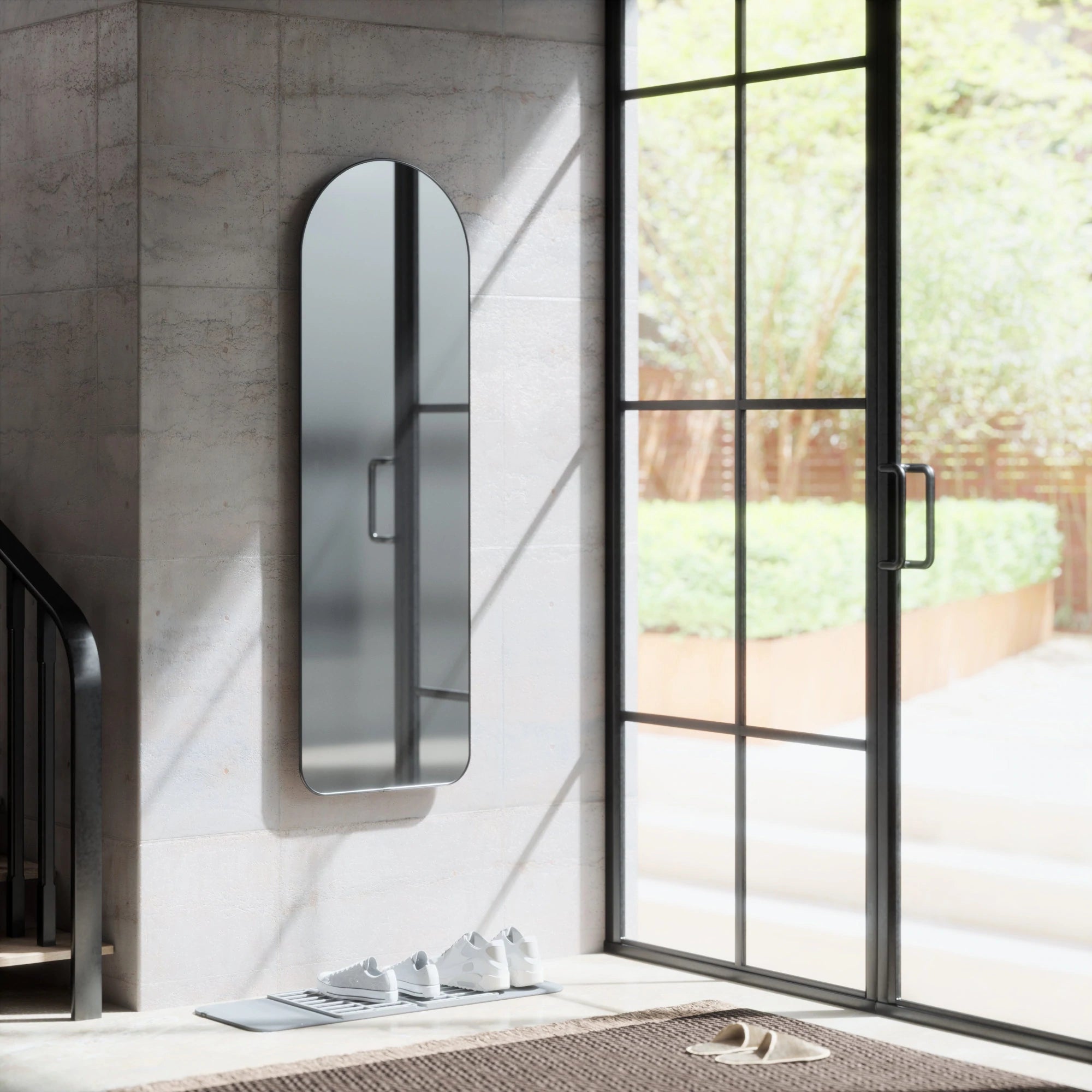 Hubba Arched Leaning Mirror