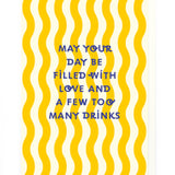 Too Many Drinks Card