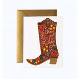 Birthday Boot Card