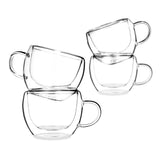 Double Wall Tea Cups - Set 4