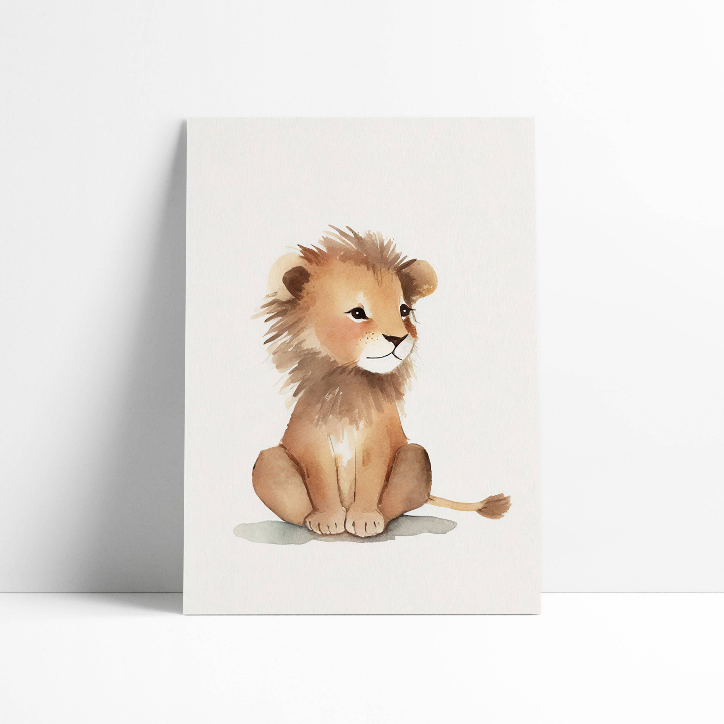 Baby Lion Art Print