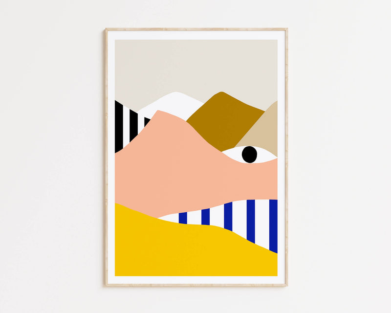 Eye Mountain Art Print