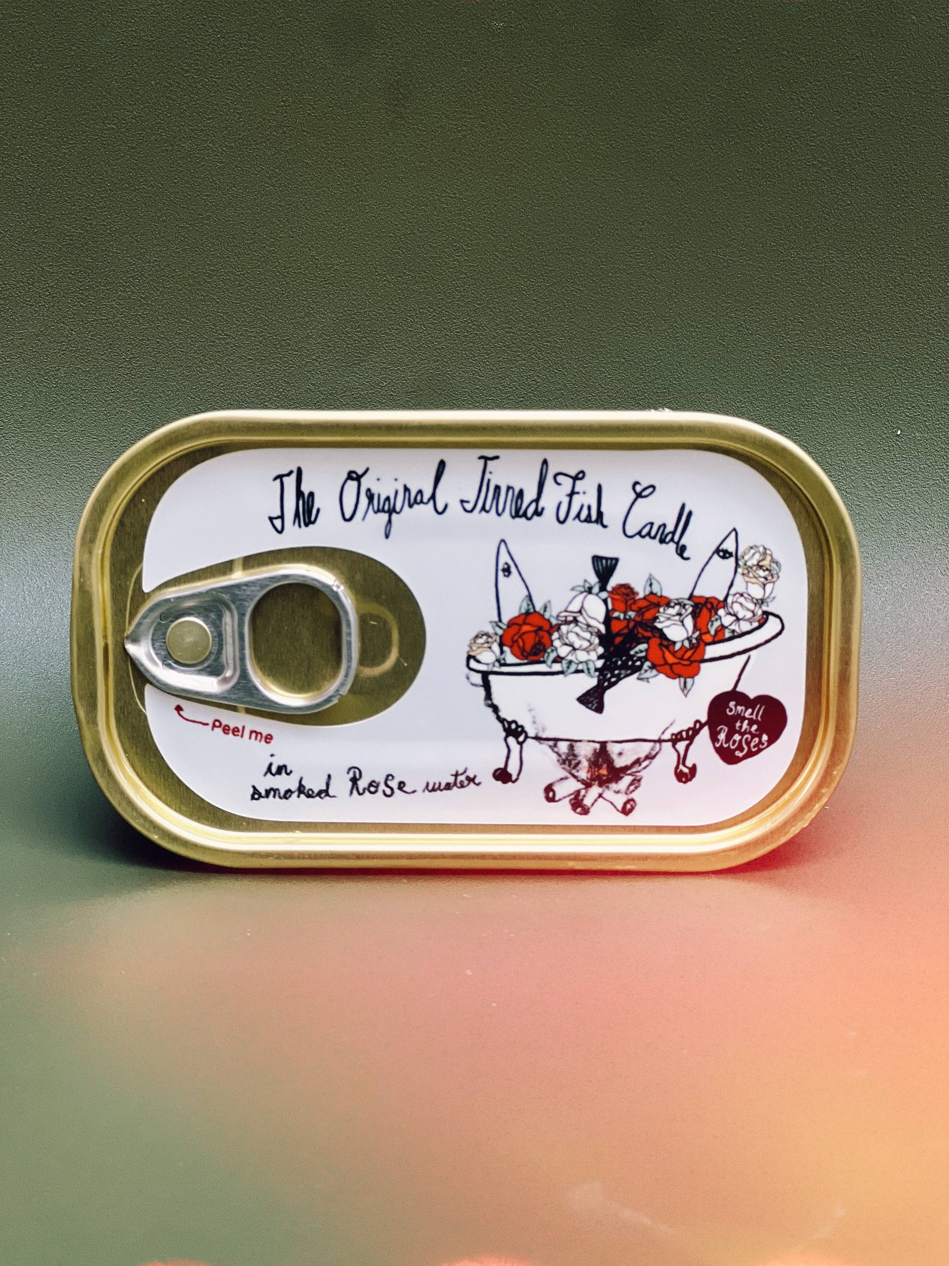 Tinned Fish Candle - Smoked Rose Water