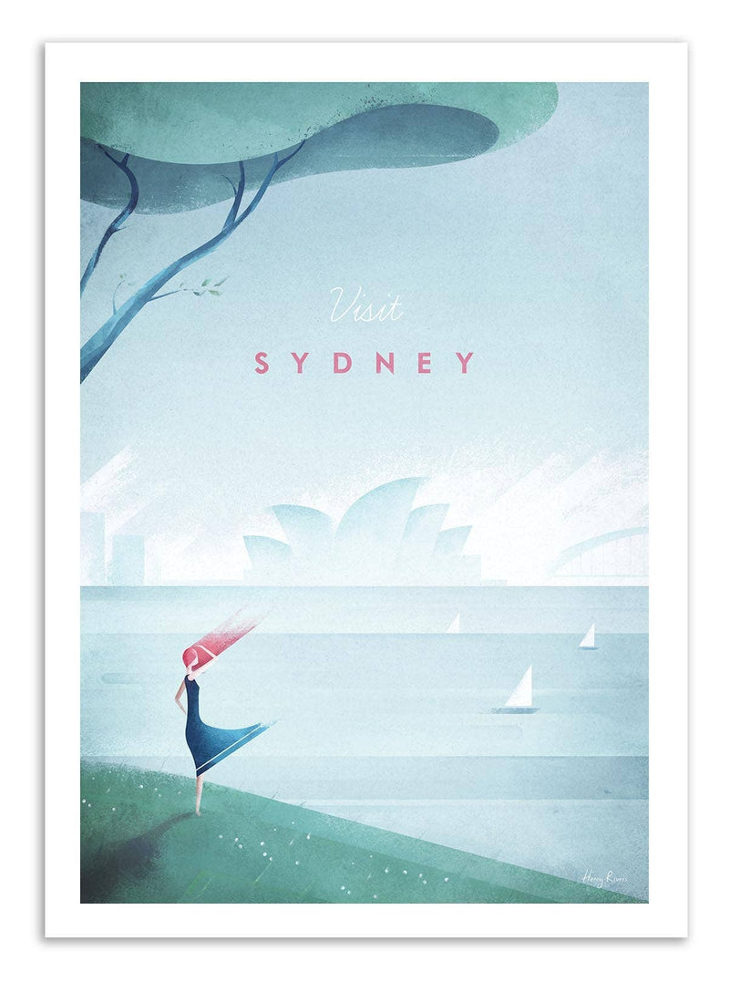 Visit Sydney Art Print