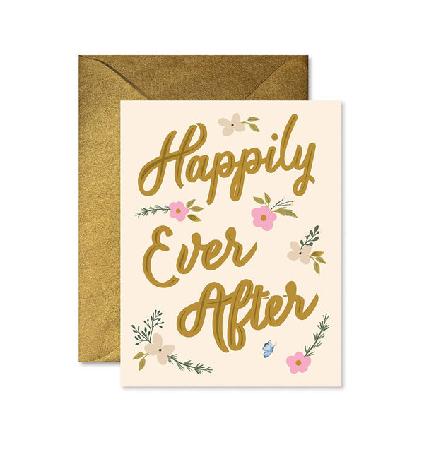 Happily Ever After Wedding Greeting Card