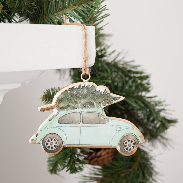 Beetle with Tree Ornament