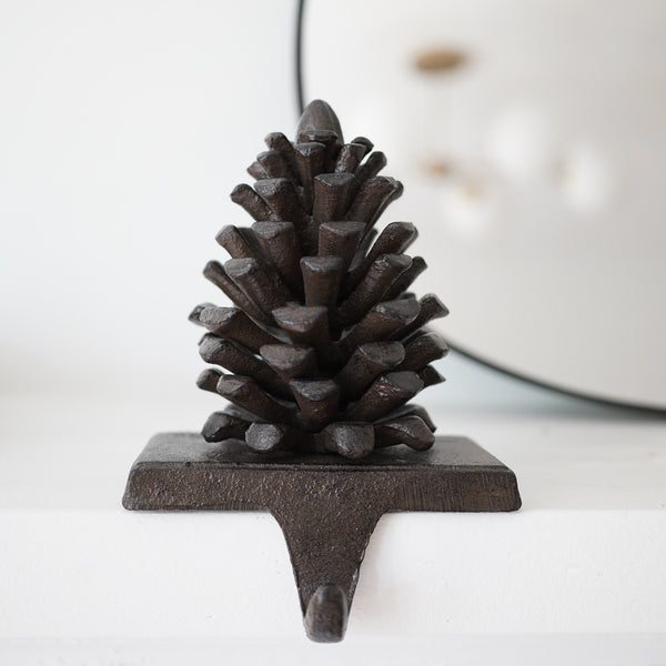 Pinecone Stocking Holder