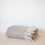 Recycled Wool Blanket Herringbone