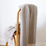 Recycled Wool Blanket Herringbone
