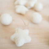 Felt Balls & Stars Garland