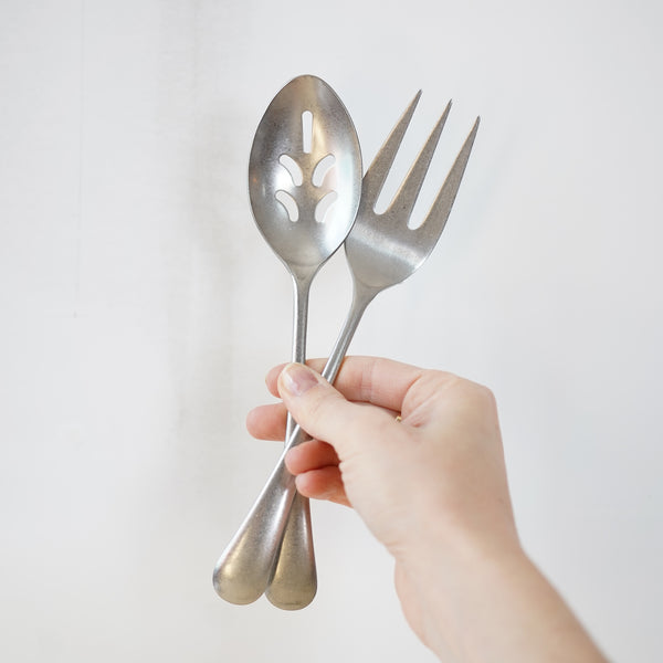 Patina Pierced Serving Spoon