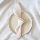 blush linen napkin 