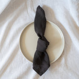 charcoal linen napkin 
