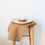 camel linen placemat
