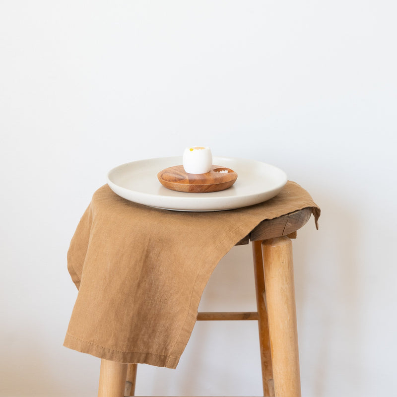 camel linen placemat