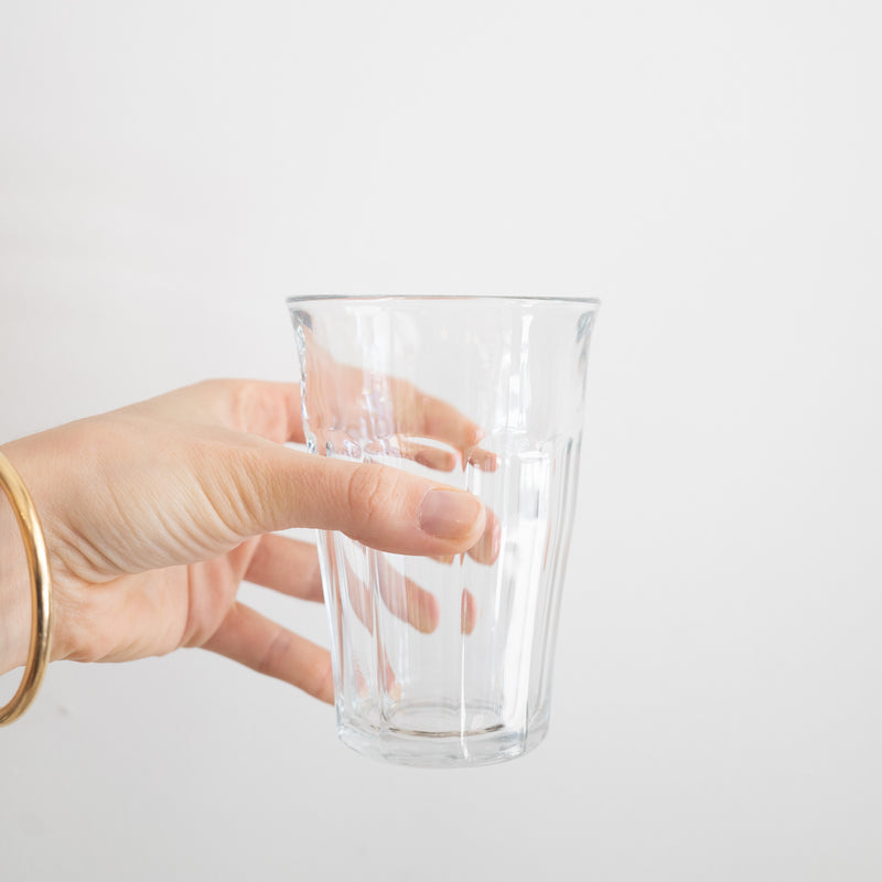 Picardie Clear Glass Tumbler