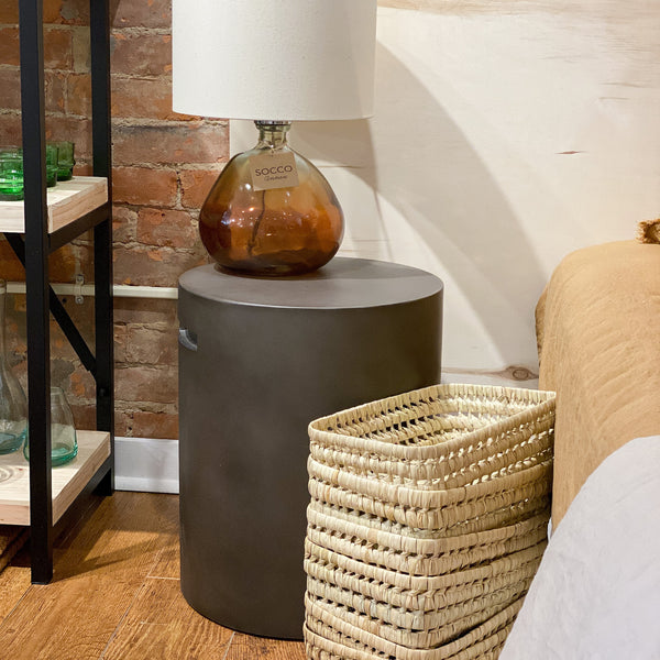 Concrete Round Side Table