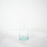 large tapered clear recycled glass tumbler