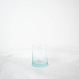 medium tapered clear recycled glass tumbler