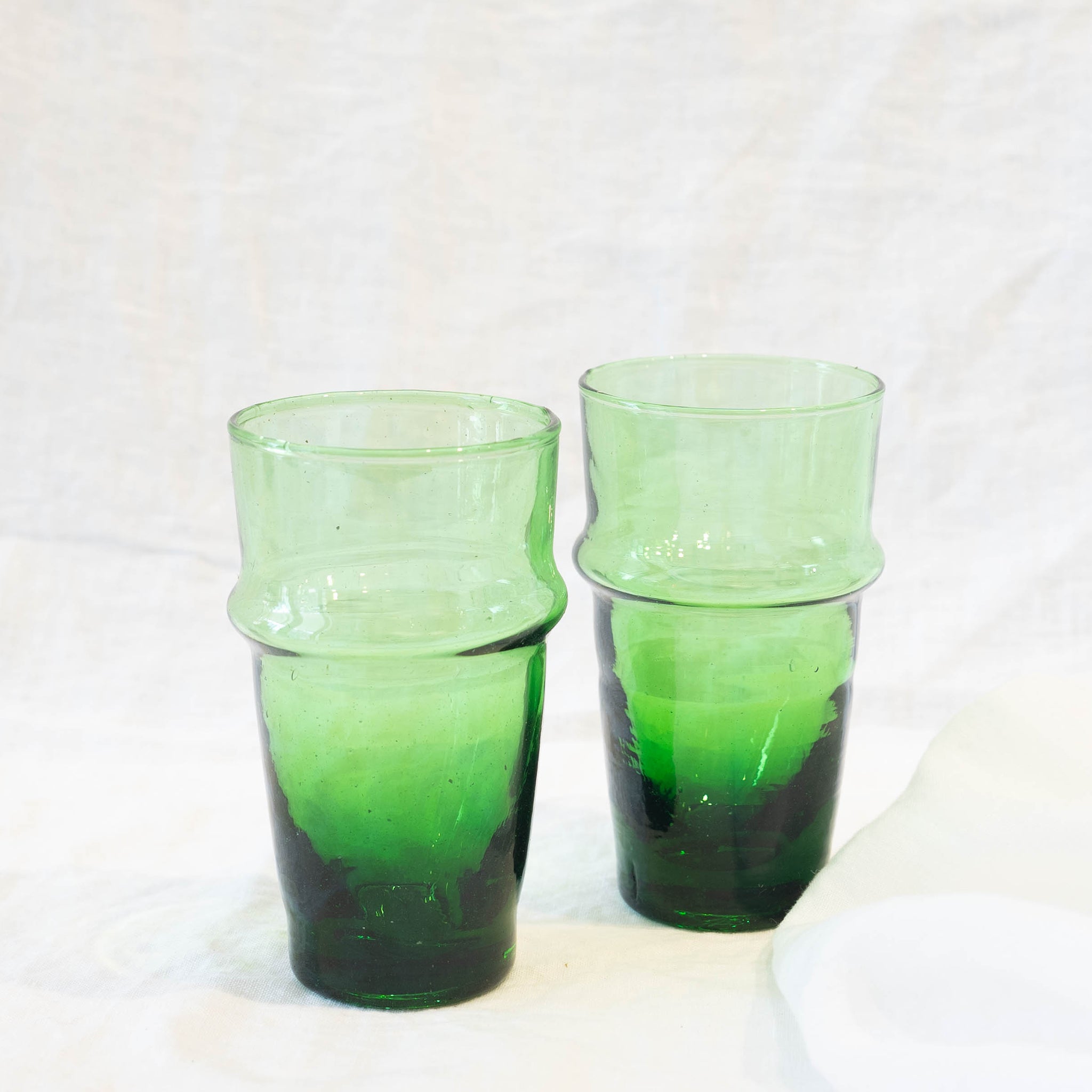 green recycled beldi glass