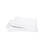 white linen table runner