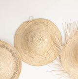 handwoven decorative straw hat