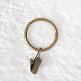 bronze  clip curtain rings