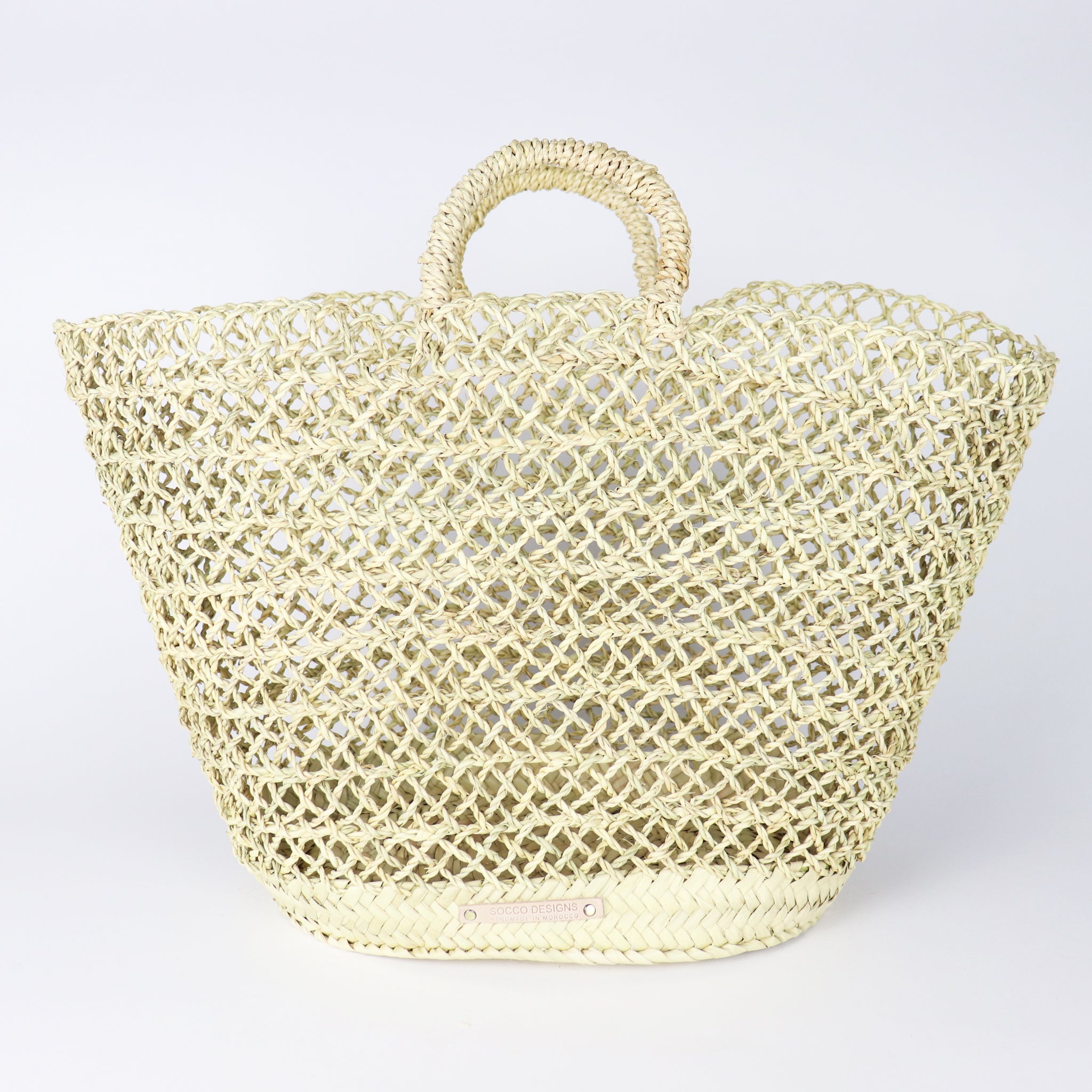 open weave french market basket