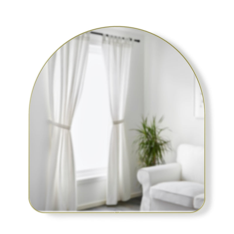 Hubba Arched Mirror Brass