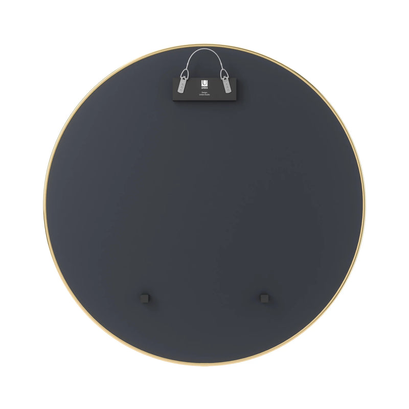 Hubba Round Wall Mirror - Brass