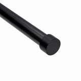 Brushed-Black Cappa Curtain Rod